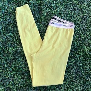 Wildfox NWOT leggings with name brand waistband